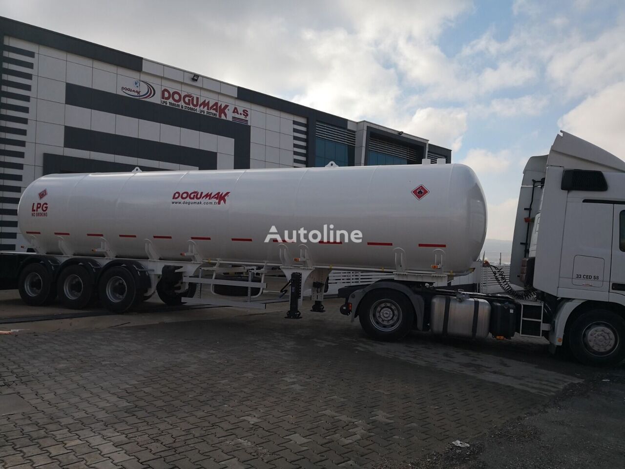 нови цистерна за гас Doğumak LPG SEMI TRAILER WITH 3 AXLES gaz tankeri römork