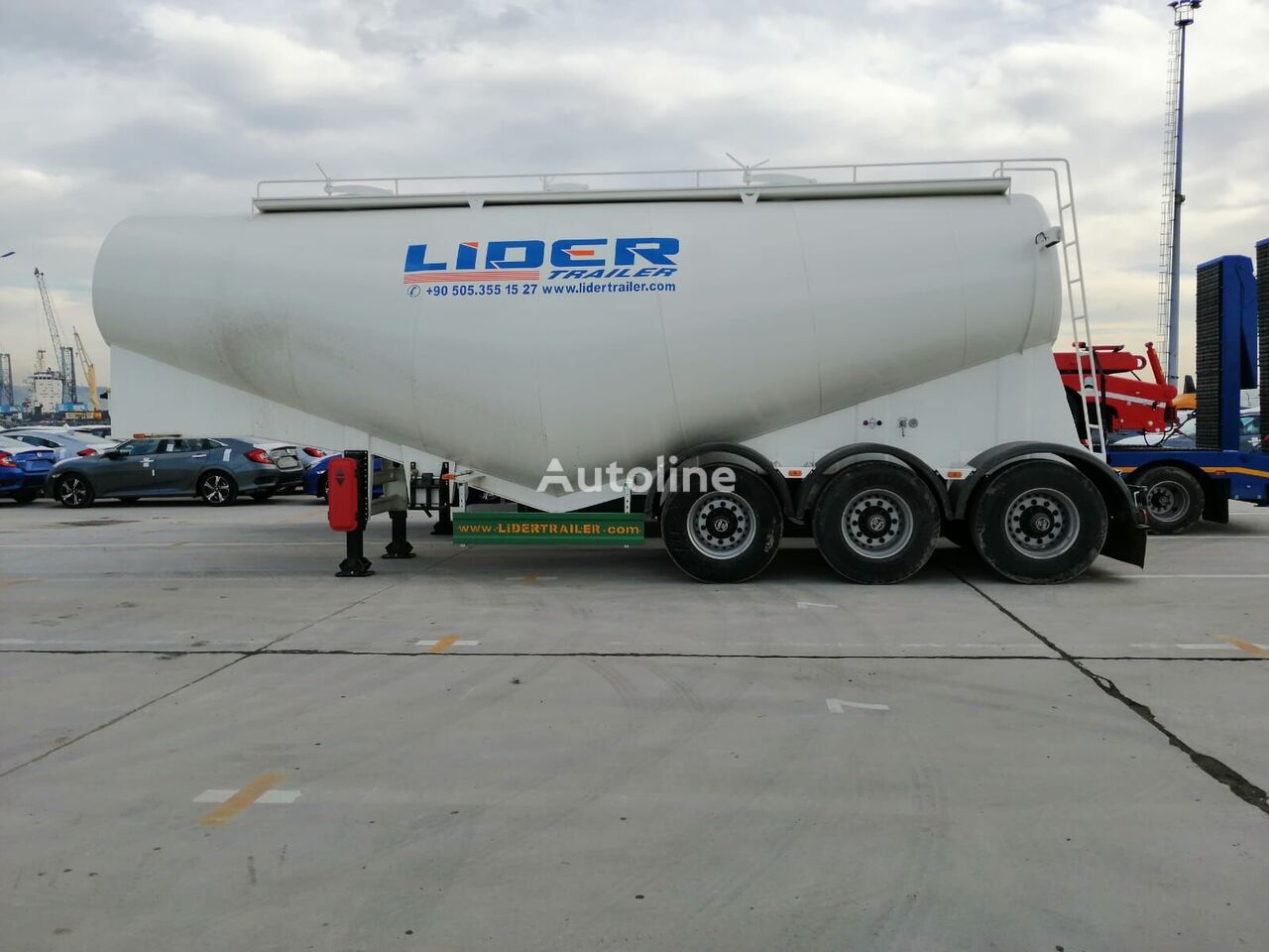 нови цистерна за превоз на цемент Lider  NEW 2024 CEMENT TANKER TRAILER