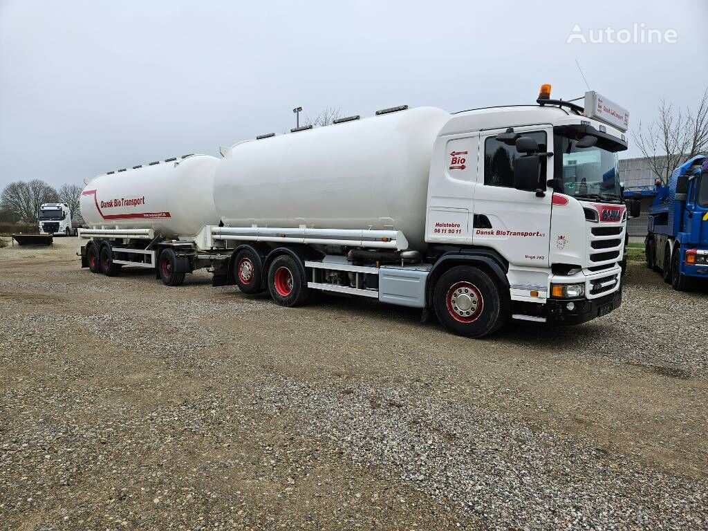 камион-цистерна Scania R520 6x2 //V8// Silo - Pellets // 26.000 liter
