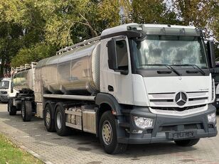 камион-цистерна за млеко Mercedes-Benz 25-43 + приколка