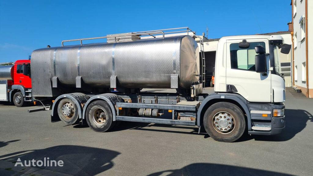 камион-цистерна за млеко Scania P 400  (Nr. 5185)