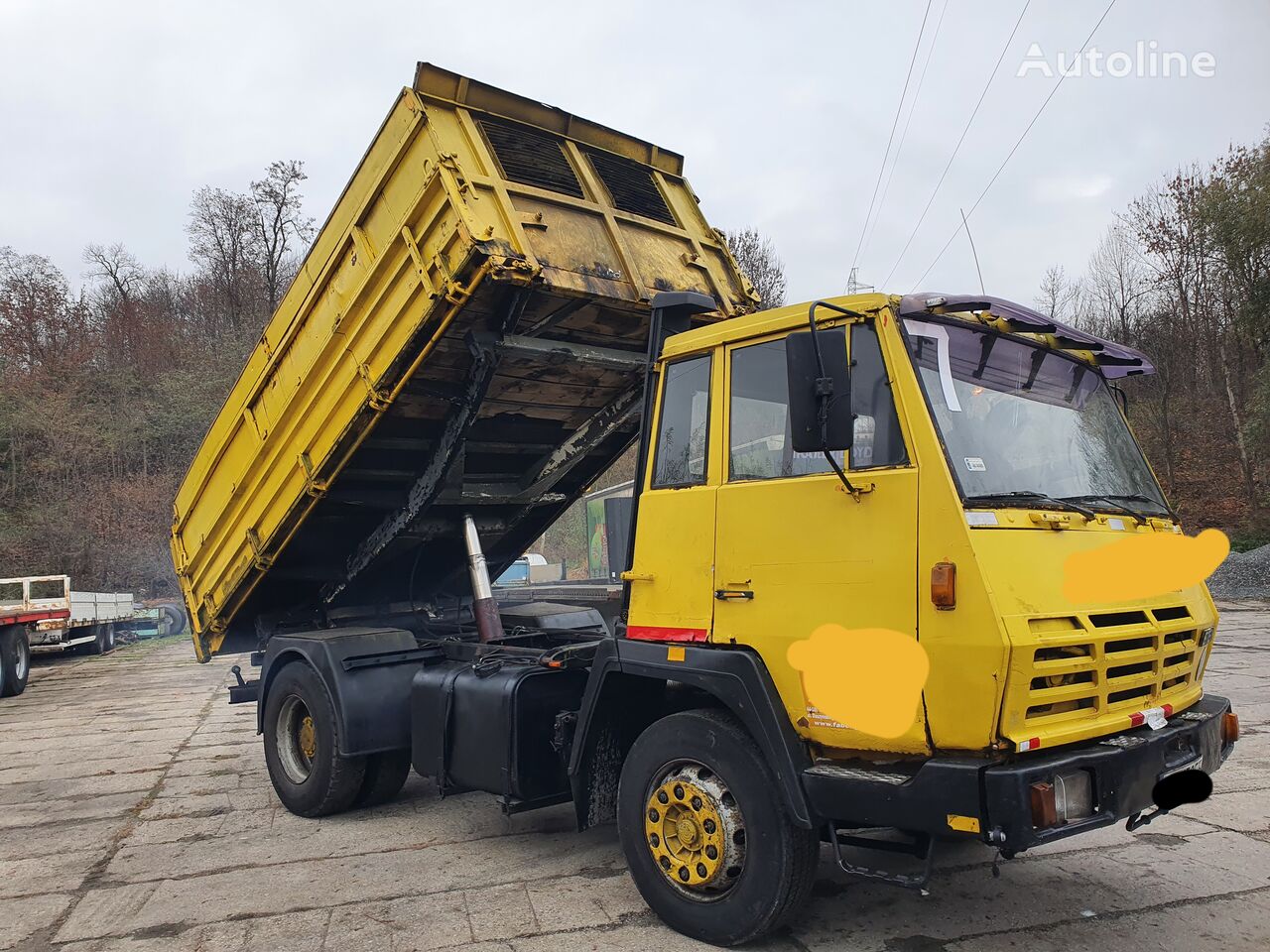 камион кипер Steyr TIPPER SPRING BIG AXEL !6 cylinder