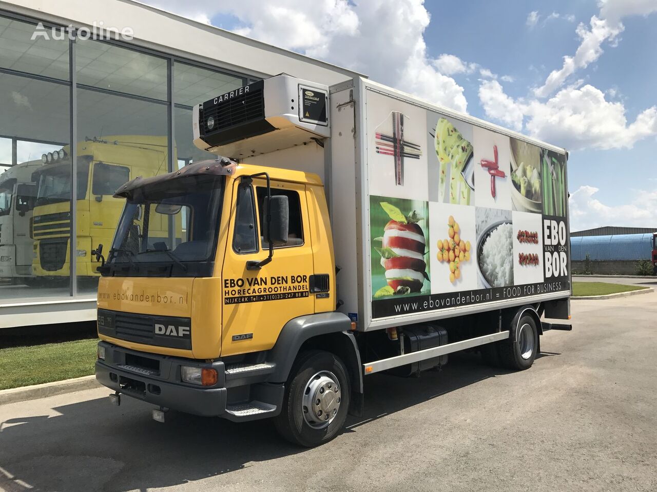 камион-ладилник DAF 55.180 ATI EURO2 MANUAL + CARRIER + LBW