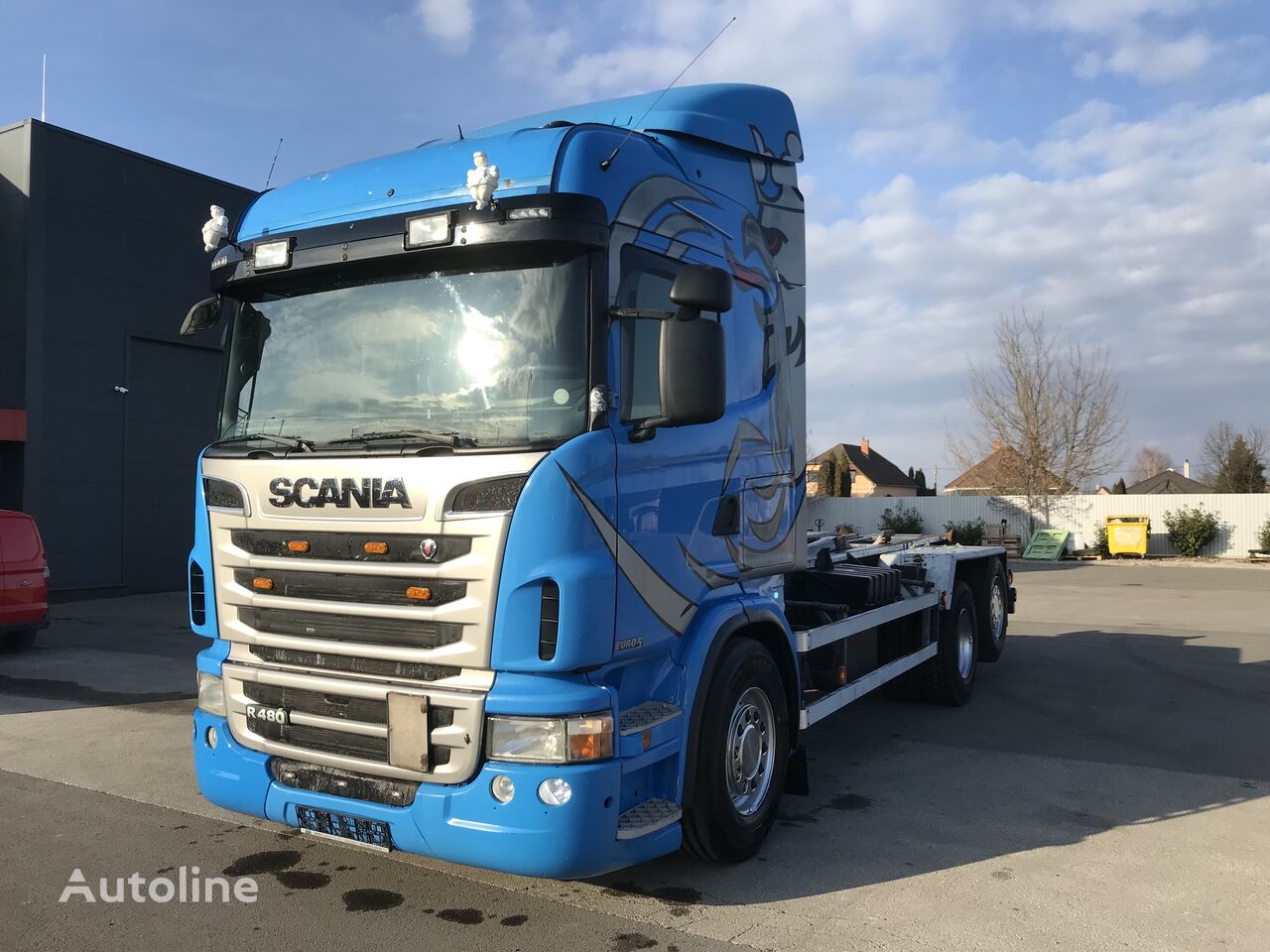 камион рол кипер Scania G400 EU5 6X2 MULTILIFT