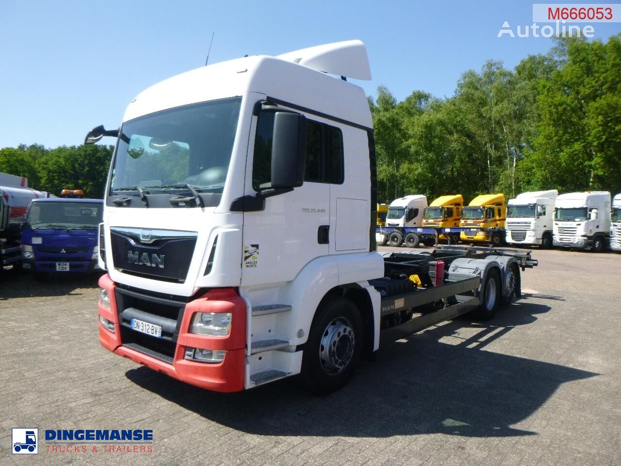 камион-шасија MAN TGS 26.440 6X2 Euro 6 container chassis 20 ft