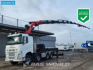 камион со рамна платформа Volvo FH 540 8X4 NEW CRANE PK58.002 Trekker-Bakwagen Euro 6