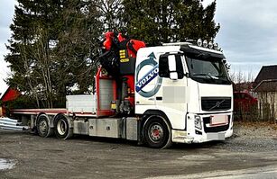 камион со рамна платформа Volvo FH460 *6x2 *PALFINGER 53000+ JIB *PLATFORM 6m *ONLY 190tkm