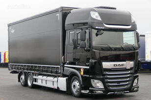 камион со завеса DAF XF 480 Curtaid side 6x2 + приколка завеса