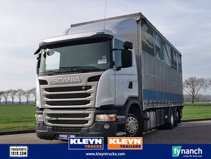 камион со завеса Scania G450 met palfinger kooiaa