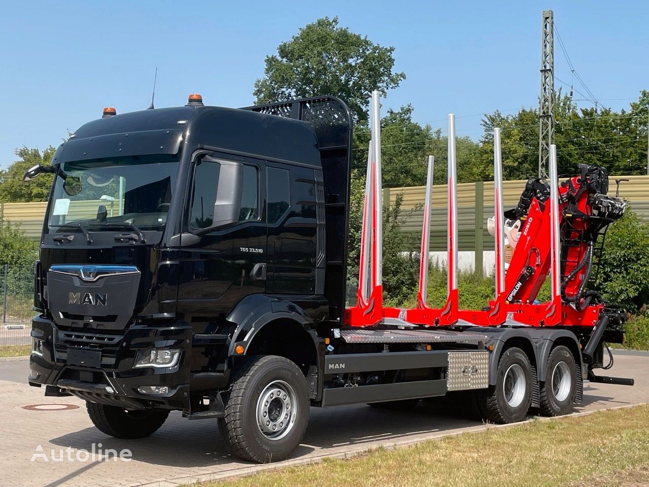 нови камион за превоз на дрва MAN TGS 33.510 BL