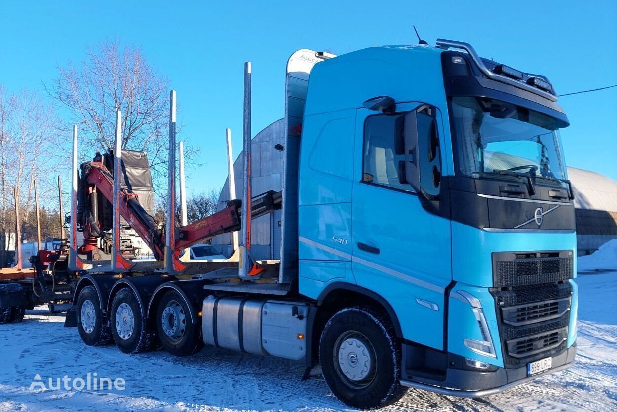 камион за превоз на дрва Volvo FH540 8x4 + loglift