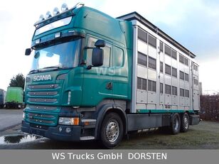 камион за превоз на животни Scania R 440 Topline KABA 3 Stock Hubdach