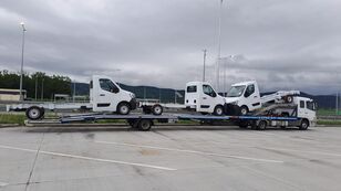 камион за транспорт на возила Mercedes-Benz Atego 1024 + приколка за транспорт на возила