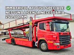 камион за транспорт на возила Scania 114L340