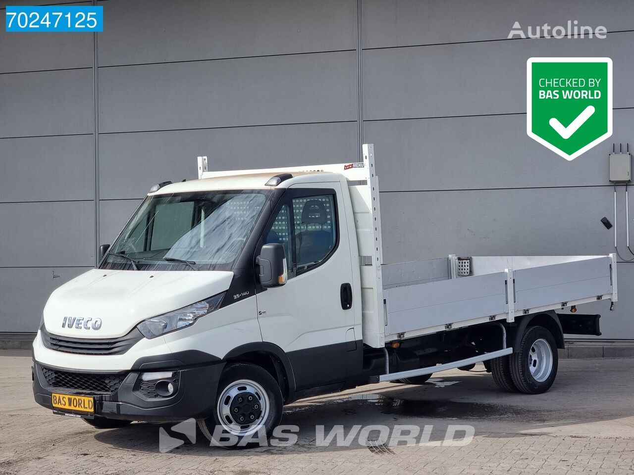 камион со рамна платформа < 3.5т IVECO Daily 35C14 Euro6 Open laadbak Pickup Pritsche Cruise control