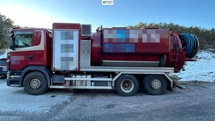 возило за одвод на фекалии Scania R480 6x2 combi Fico suction/pump truck for sale as a repair obje