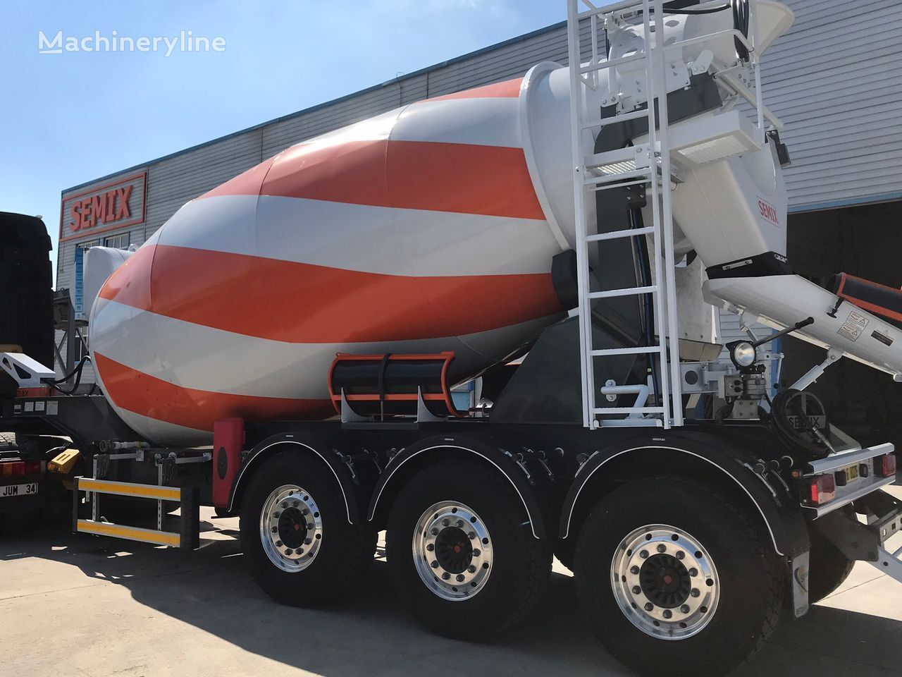 нови полуприколка мешалка за бетон Semix 12 m³ Mixer Semi Trailer