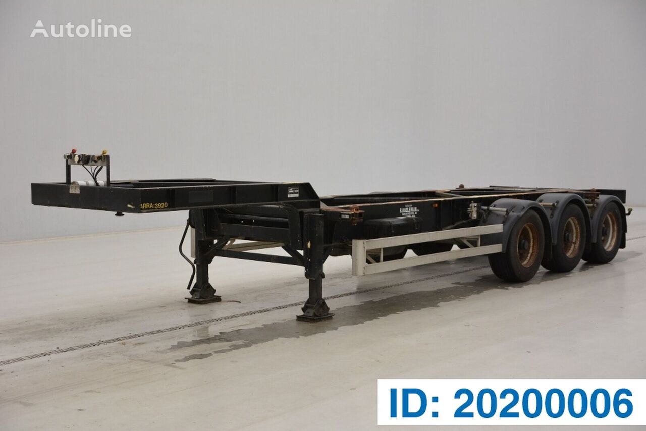 полуприколка за превоз на контејнери Turbos Hoet Gooseneck