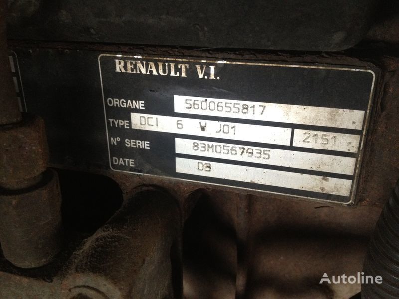мотор Renault dci 6v j01 83m0567935 за камион Renault 220.250.270